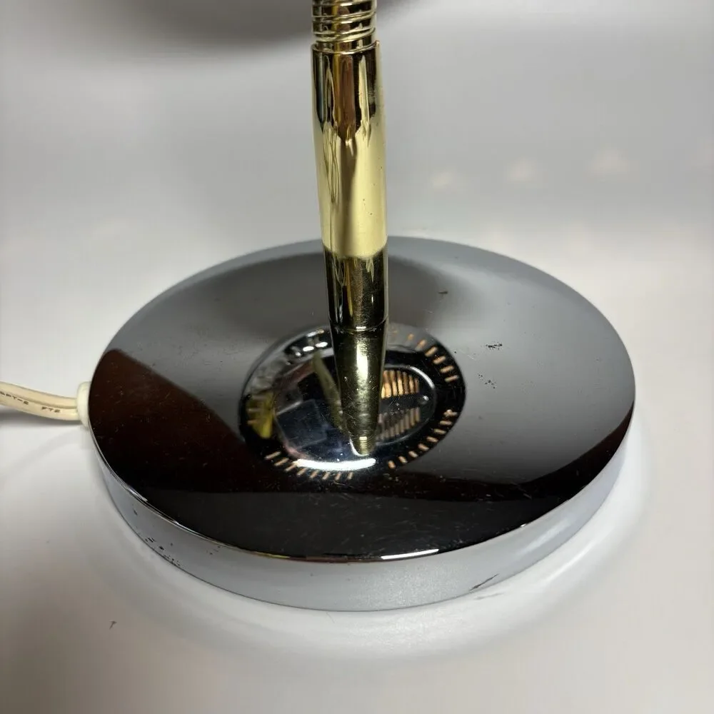 VTG Vanity Lighted Mirror Heavy Magnification By Jerdon Products Gold TESTED
